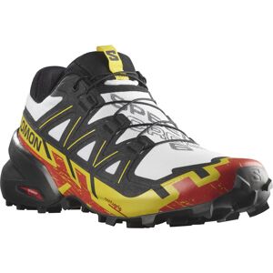 Salomon Speedcross 6 - scarpe trail running - uomo White/Black/Yellow 12 UK