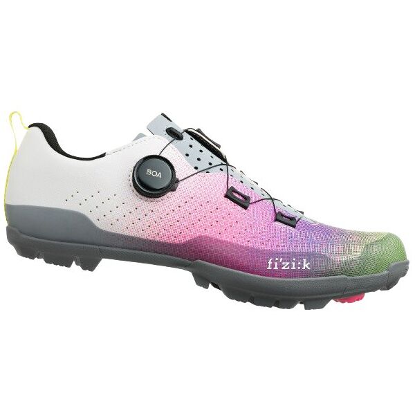 fizik terra atlas enrosadira limited - scarpe bici white/pink/green 41