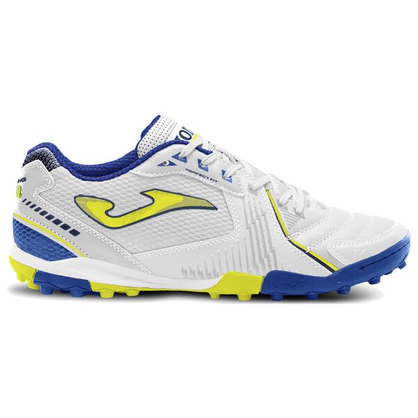 joma dribling turf - scarpe da calcio terreni duri - uomo white/yellow 44 eu