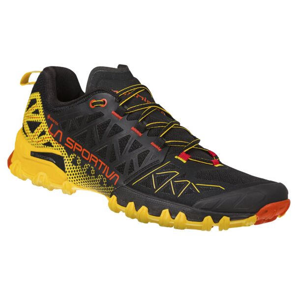 la sportiva bushido ii gtx - scarpa trail running - uomo black/yellow 47,5 eu