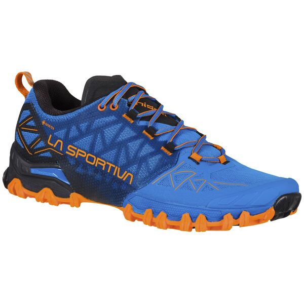 la sportiva bushido ii gtx - scarpa trail running - uomo blue/orange/black 43 eu