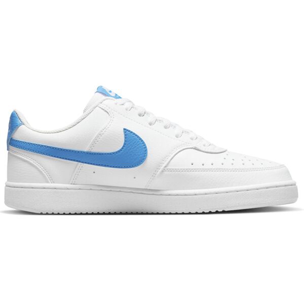 nike court vision low next nature - sneakers - uomo white/light blue 7,5 us