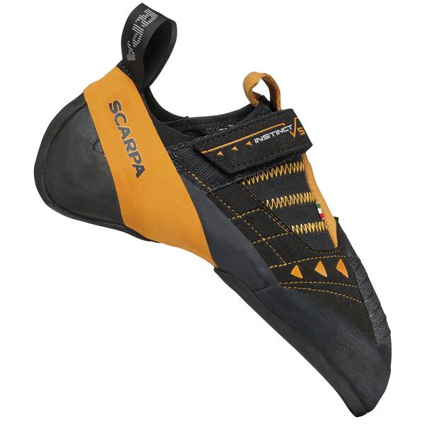 scarpa instinct vs - scarpette arrampicata - uomo black/orange 41 eu