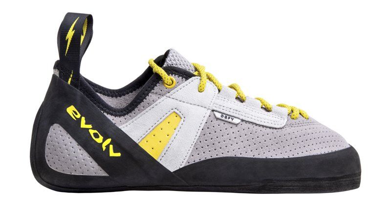 evolv defy lace - scarpe arrampicata - uomo - grey/black/yellow