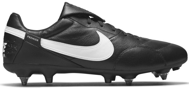 nike premier 3 sg-pro - scarpe da calcio per terreni morbidi - uomo black/white 13 us