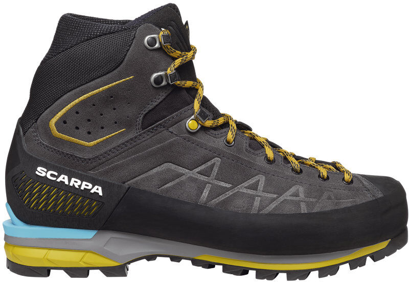 scarpa zodiac tech gtx - scarpe da trekking - uomo dark grey/yellow 41,5 eu