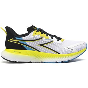 Diadora Mythos Blushield Volo 4 - Scarpe Running Neutre - Uomo White/yellow 7,5 Uk