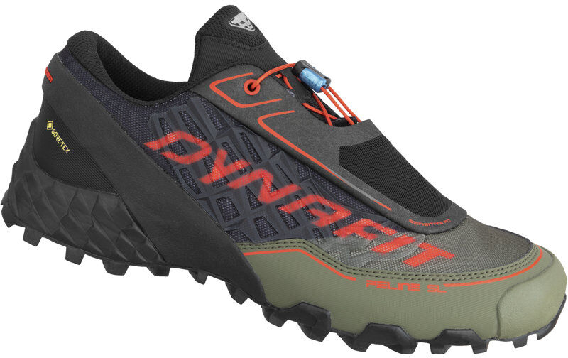 Dynafit Feline Sl GTX - scarpe trail running - uomo Black/Green/Red 7,5 UK