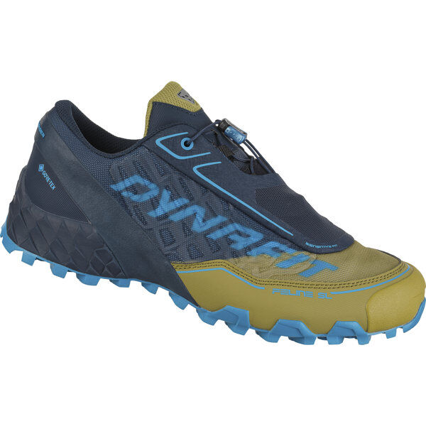 Dynafit Feline Sl GTX - scarpe trail running - uomo Green/Dark Blue/Light Blue 10,5 UK