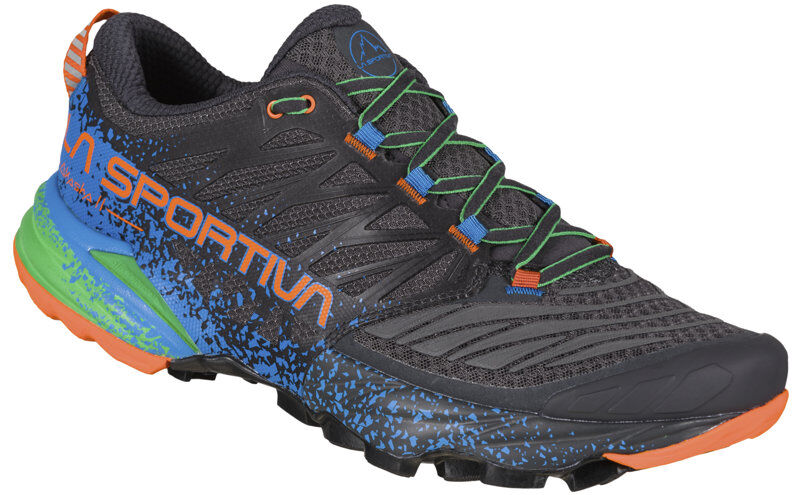 La Sportiva Akasha II - scarpe trail running - uomo Black/Light Blue/Orange 42 EU