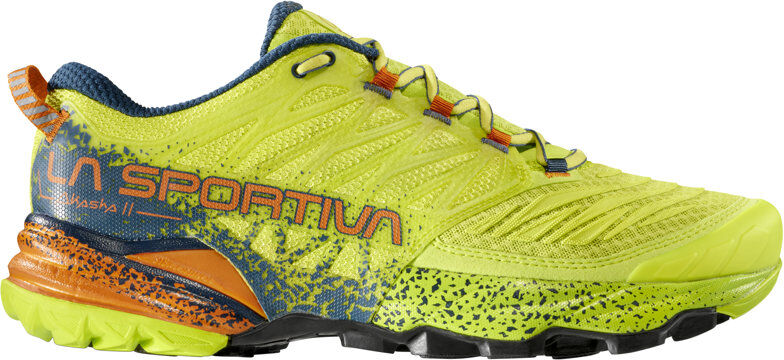 La Sportiva Akasha II - scarpe trail running - uomo Green/Orange/Blue 42 EU