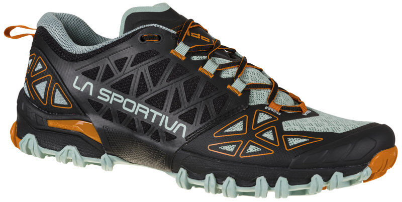 La Sportiva Bushido 2 - scarpe trail running - uomo Black/Green/Orange 41