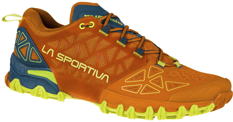 La Sportiva Bushido 2 - scarpe trail running - uomo Orange/Blue/Green 42