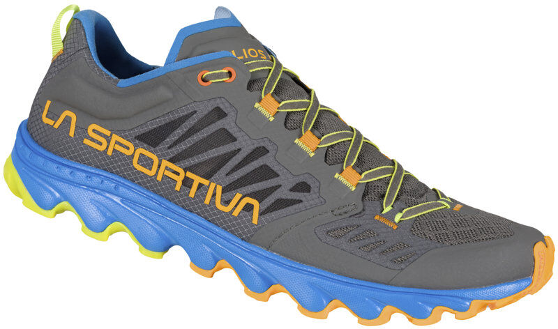 La Sportiva Helios III - scarpe trail running - uomo Grey/Light Blue/Orange 41,5