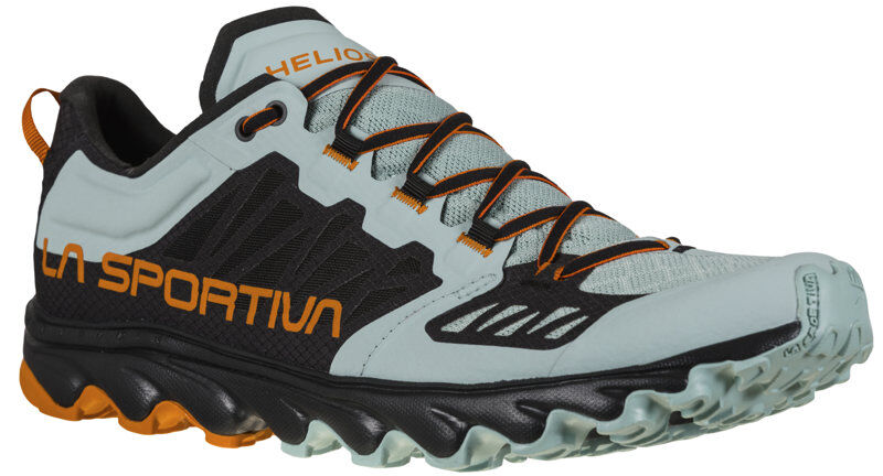 La Sportiva Helios III - scarpe trail running - uomo Green/Black/Orange 41,5