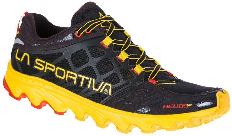 La Sportiva Helios SR - scarpe trail running - Uomo Black/Yellow 45