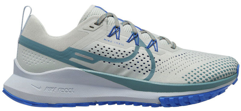 Nike React Pegasus Trail 4 - scarpe trail running - uomo Light Grey/Blue 7,5 US