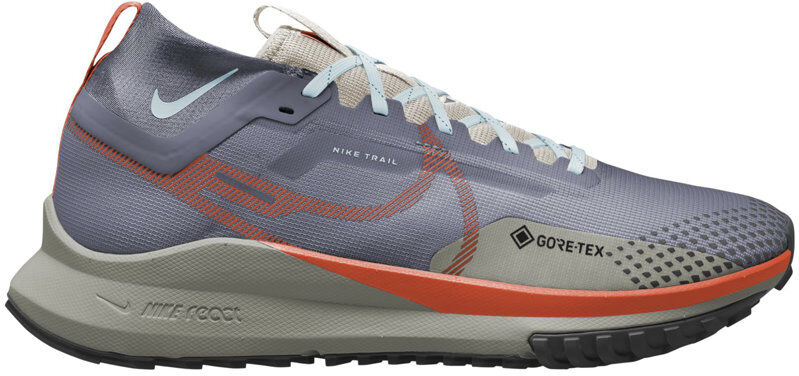 Nike React Pegasus Trail 4 GORE-TEX - scarpe trail running - uomo Light Grey/Orange 7,5 US