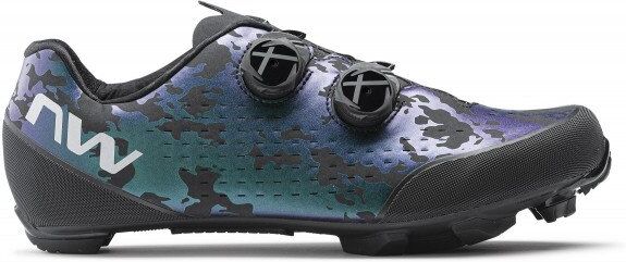 Northwave Rebel 3 - scarpe MTB - uomo Green/Violet 41 EU