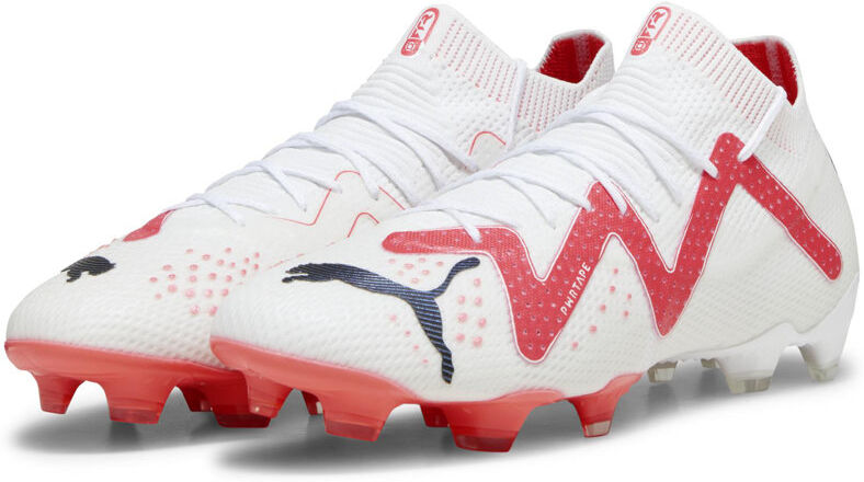 Puma Future Ultimate FG/AG - scarpe da calcio per terreni compatti/duri - uomo White/Red 11 UK