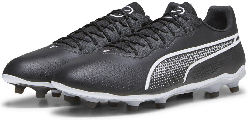 Puma King Pro FG/AG - scarpe da calcio per terreni compatti/duri - uomo Black/White 10 UK