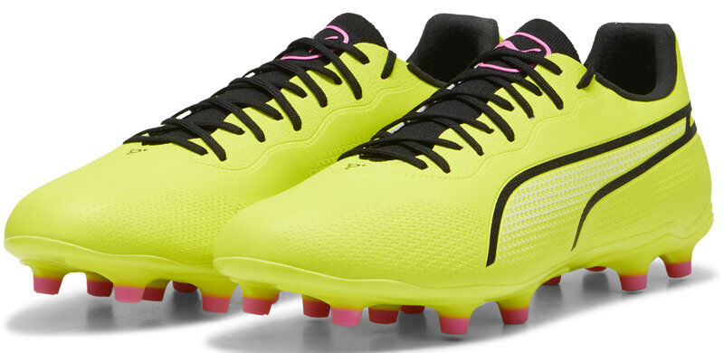 Puma King Pro FG/AG - scarpe da calcio per terreni compatti/duri - uomo Yellow 8,5 UK