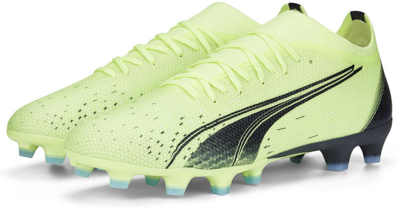 Puma Ultra Match FG/AG - scarpe da calcio per terreni compatti/duri - uomo Light Green/Dark Blue 6 UK