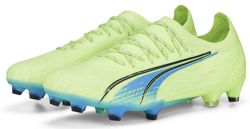 Puma Ultra Ultimate FG/AG - scarpe da calcio per terreni compatti/duri - uomo Light Green/Blue 11 UK