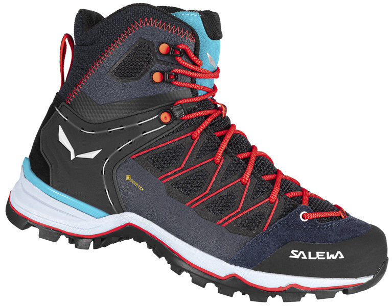 Salewa Mtn Trainer Lite Mid GTX - scarpre trekking - donna Blue/Red/Black 3,5 UK