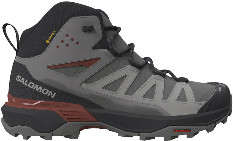 Salomon X Ultra 360 Mid GTX - scarpe da trekking - uomo Grey/Red 9 UK