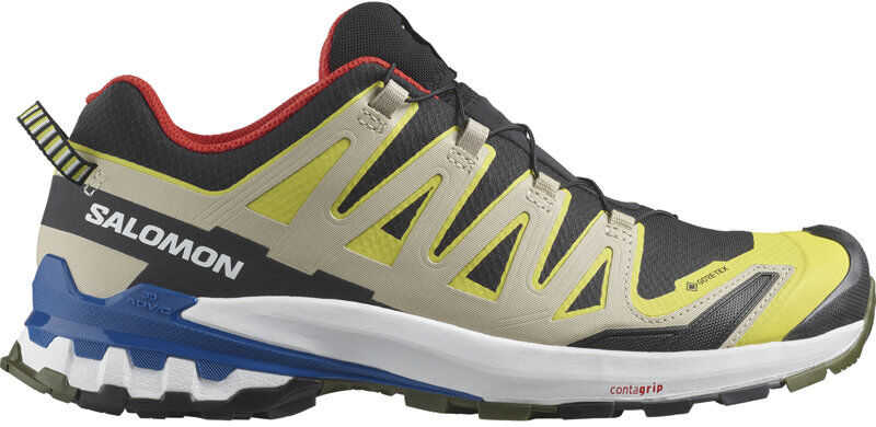 Salomon XA PRO 3D V9 GTX M - scarpe trail running - uomo Beige/Yellow/Black/Blue 12 UK