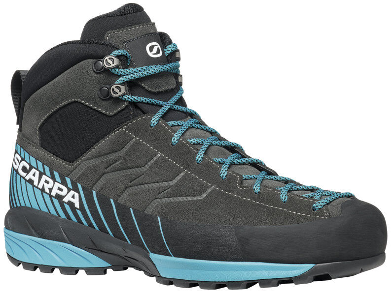 Scarpa Mescalito Mid GTX M - scarpe da avvicinamento - uomo Dark Grey/Light Blue 44,5 EU