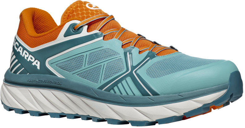 Scarpa Spin Infinity M - trailrunning - uomo Light Blue/Orange 44,5