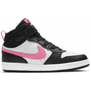 Nike Court Borough Mid 2 Jr - sneakers - bambina Black/White/Pink 11C US