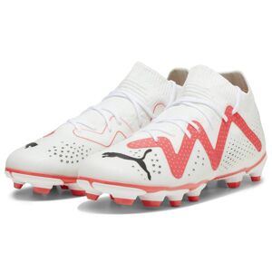 Puma Future Match FG/AG Jr - scarpe da calcio per terreni compatti/duri - ragazzo White/Red 2,5 UK
