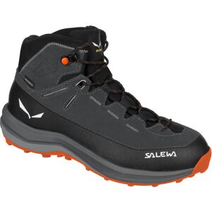 Salewa Mtn Trainer 2 Mid Ptx Book - scarpe trekking - bambino Dark Grey/Orange 35 UK