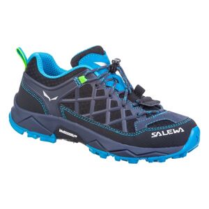 Salewa Wildfire - scarpe da trekking - bambino Blue/Fluo 38