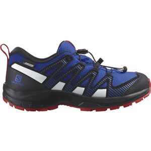 Salomon XA PRO V8 CSWP J - scarpa trail running - bambino Blue/Black 38 EU