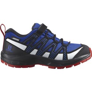 Salomon XA PRO V8 CSWP K - scarpa trail running - bambino Blue/Black 26 EU