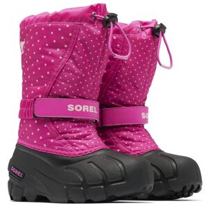 Sorel Youth Flurry™ Print – scarpe invernali – bambino Pink/Black 4 US