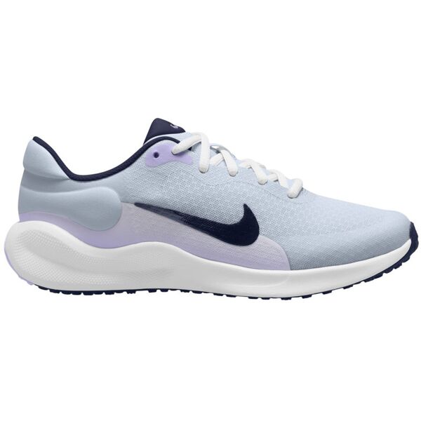 nike revolution 7 - scarpe running neutre - ragazzo light blue/purple 6,5y us