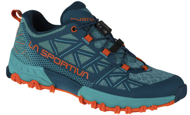 la sportiva bushido ii jr - scarpe trailrunning - bambino dark blue/light blue/red 30 eu