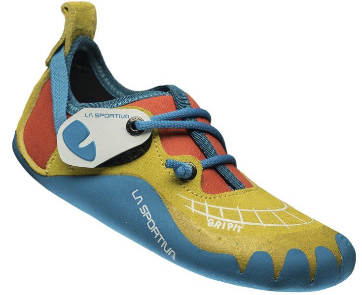 la sportiva gript - scarpette da arrampicata - bambino yellow/blue 32 eu