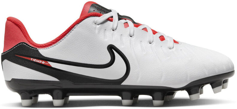 nike jr tiempo legend 10 academy mg - scarpe da calcio multisuperfici - ragazzo white/orange/black 4,5y us