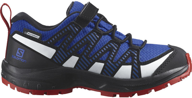 salomon xa pro v8 cswp k - scarpa trail running - bambino blue/black 30 eu