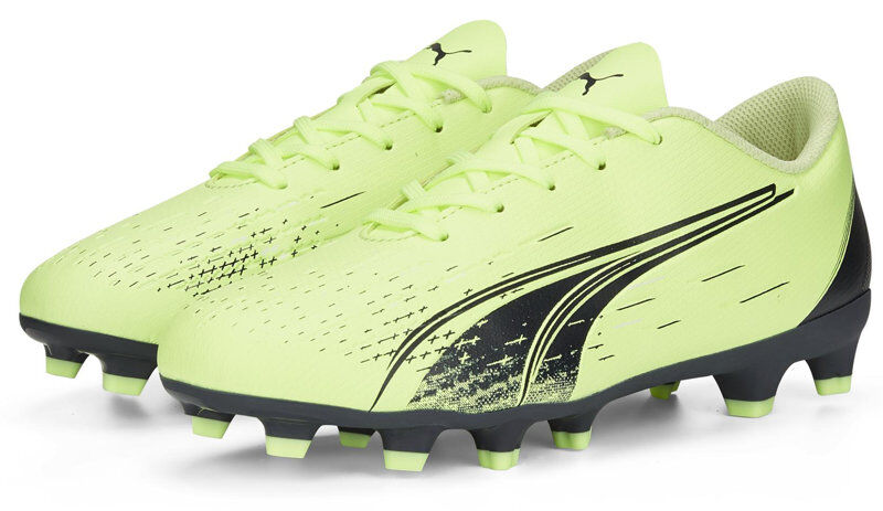 Puma Ultra Play FG/AG Jr - scarpe da calcio per terreni compatti/duri - ragazzo Light Green/Dark Blue 5 UK