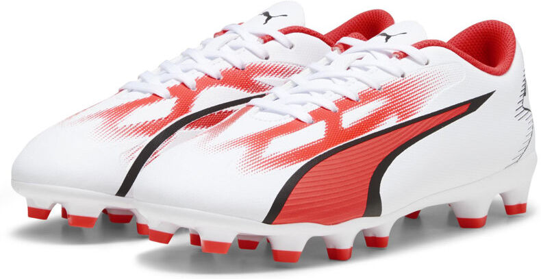 Puma Ultra Play FG/AG Jr - scarpe da calcio per terreni compatti/duri - ragazzo White/Red 2,5 UK