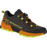 La Sportiva Bushido II Jr - scarpe trailrunning - bambino Black/Orange/Green 31 EU