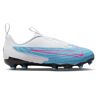 Nike Jr. Phantom GX Academy FG/MG - scarpe da calcio multisuperfici - ragazzo White/Blue 1Y US