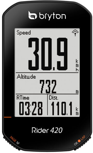 Bryton Rider 420 E - ciclocomputer bici - Black Bryton Rider 420 E - ciclocomputer bici - Black